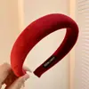 Diadema colorida de estilo francés para mujer, accesorio para el cabello de lujo de alta gama, diadema antideslizante para lavarse la cara, hace que la cara parezca más pequeña