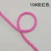Cuerda Redonda de Poliéster Sarga Acanalada de Dopamina de 5 mm para Manualidades, Tejida a Mano para Bolsos, Teléfonos Móviles, Decoración Personalizada, Colgante para Bolsos