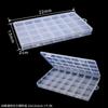 Caja de almacenamiento de material para joyería DIY hecha a mano, caja de plástico transparente desmontable, caja para aretes, caja de almacenamiento, herramienta