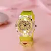 Reloj Infantil de Fábrica Dibujo Animado Sanrio Kuromi Reloj Electrónico Luminoso Estudiantes de Primaria y Secundaria Reloj de Cuarzo Digital con Manecillas