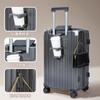 Mala de viagem com zíper de alta capacidade e senha para mala de viagem com valor de cor alta, 242620 polegadas, mala de embarque universal