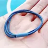 Anillo para el cabello básico 3 en 1 de alta elasticidad, versión coreana de cabeza de bola de cola de caballo simple, banda de goma pequeña, cuerda para la cabeza fresca pequeña, venta al por mayor para mujeres
