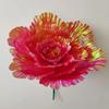 Flor de Peonía de Tela Brillante para Atmósfera Lámpara de Flor Arte en Papel Lámpara de Piso de Flor Paquete de Material de Papel Crepé Arte Liso