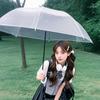 Paraguas Japonés Pequeño Fresco al por Mayor Celebrando Paraguas Automático Transparente de Mango Largo de Alto Sentido Estudiante Femenina Logo Personalizado