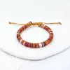Pulsera apilable multicolor de estilo europeo y americano de 7 mm para otoño e invierno con un toque de tela de terciopelo dorado, estilo redondo grueso, producto terminado