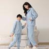Traje de ropa para el hogar de otoño e invierno para niños Ropa cálida para padres e hijos Pantalones cálidos Pijamas de franela para adultos Vestidos de madre Nuevo estilo