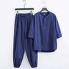 Ropa Budista Laica para Hombre, Conjunto de Ropa Lisa Zen de Estilo Chino, Ropa Taoísta de Algodón y Lino, Ropa para Adorar, Ropa Zen, Traje Tang de Meditación Zen para Mujer
