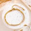 Nuevo Estilo Sin Decoloración Nuevo Estilo Pulsera de Acero de Titanio para Mujer Pulsera Versátil Estilo Ins Joyería Pulsera de Moda Sentido de Chica