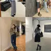 Primeiro Encontro Temporada Fivela Quente Birkenstock de Solado Grosso Pantufas de Pelo 2026 Outono/Inverno Novas Pantufas Femininas de Bico Fechado para Exterior