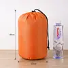 Lona de Tres Compartimentos Poliéster Exterior Primeros Auxilios Saco de Dormir Tienda de Campaña Almacenamiento Portátil Cordón de Nylon Bolsa de Empaque con Cordón