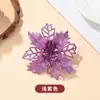 Decoração de Natal Plástico Vazado Flores de Natal DIY Árvore de Natal Colorida Acessórios de Natal Decorações Fabricante Atacado