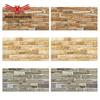 Revestimento de Parede Externa Estilo Europeu Efeito Pedra Cultural Multicamadas 300*600 Parede de Fundo Azulejos de Parede Externa Foshan Azulejos Antigos