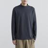 Camiseta de Manga Larga con Cuello Medio de Color Puro, Doble Cara de Terciopelo Austriaco Suave para la Piel, Camiseta Interior para Hombre Primavera y Otoño 2025