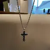 Collar con Colgante de Cruz Hip-Hop Transfronterizo Europeo y Americano para Hombre, Colgante de Aleación Retro Moderno y Único, Accesorio de Cadena para Suéter Estilo Pareja