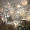 Cross-border Hot Origami Stars Snowflake Lantern Lantern Nordic Art LED Lustre Decoração de janela