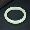 Venta al por mayor de fabricantes para puestos callejeros suministro de jade de imitación varios estilos de pulseras para mujer pulseras de banda estrecha de jade de imitación Hetian