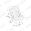 Lámpara directa de fábrica con hebilla, conector transparente, portalámparas, accesorios de iluminación, barra de luz, fuente de alimentación, conector intermedio