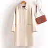 Chaqueta de Plumas para Mujer Transfronteriza, Longitud Media, Elegante Diseño de Solapa, Abrigo de Piel de Oveja 2026, Chaqueta de Plumas de Pato Blanco