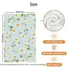 Toalla con Estampado Digital de Margarita Estilo Caliente de Amazon Toalla Cuadrada Absorbente de Microfibra Duradera para Cocina Toalla de Platos Floral