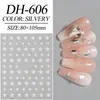 Pegatinas para Uñas de Pentagrama Regular de Color Sólido, Planas, Simples, Versátiles, Pegatinas de Arte de Uñas DIY de Pentagrama Regular, Accesorios, Estilo Dh