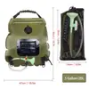Bolsa de Ducha Exterior Recolección de Calor Solar 20L Bolsa de Ducha Ducha Exterior Portátil Camping Exterior Bolsa de Almacenamiento de Agua