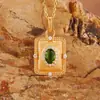 Collar Retro de Plata S925 con Piedras Preciosas de Colores para Mujer Joyería de Tanzanita Topacio Peridoto Zafiro Natural Venta al por Mayor