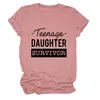 Camiseta casual de verano de manga corta con cuello redondo para hija adolescente superviviente de Amazon ebay