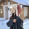 Al por mayor 25 Años Otoño e Invierno Nuevo Invierno Ciclismo Protección Auditiva Cálida Artefacto Cortavientos Forrado de Lana Engrosado A Prueba de Frío Sombrero Lei Feng