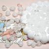 Atacado 10mm resina amor coração de pêssego tonto contas soltas diy pulseira de contas feita à mão materiais para fazer colar