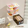 Caja de Almacenamiento Giratoria de Escritorio para Cosméticos Tipo Cajón Estudiante Montada en Pared Caja de Almacenamiento para Bastoncillos de Algodón Joyería