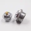 Enchufe de Alambre Exterior Cromado de Hierro Fulander Ventilación de Radiador con Cojín Enchufe de Alambre Exterior Salida de Rosca Exterior de Radiador