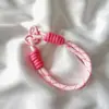 Estilo Ins Color Claro Todo Fósforo Colgante para Funda de Teléfono Móvil Cuerda Corta para Mano Colgante de Correa Tejida Duradera Cadena para Bolso de Llaves Universal