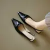 Moda Casual Francesa Nueva de Primavera/Verano 2026 Sandalias Elegantes de Punta Impresionantes Zapatos de Mujer para Comercio Transfronterizo