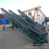Transportador de fertilizantes briquetes, correia transportadora de grande inclinação, máquina de correia de bloco com saia