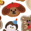 Ventas Directas de Fábrica Parche Bordado Autoadhesivo de Animales de Dibujos Animados Perro Accesorios Accesorios para Ropa Maletas Parches de Tela