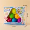 Bola de agarrar para as mãos Bola de toque Percepção tátil Toque Bebê Agarrando Bola de borracha macia Quebra-cabeça Brincar Água Brinquedo de bebê Manhattan