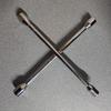 Llave de cruceta de alta resistencia cromada para desmontaje y montaje de tornillos de vaso de tres puntas, Llave de tuercas para ruedas de coche