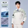Roupa de Trabalho Antiestática Resistente ao Desgaste Durável de Alta Qualidade para Primavera/Outono, Roupa de Proteção para Posto de Gasolina, Fábrica de Produtos Químicos e Eletrônicos, Roupas de Trabalho Personalizadas