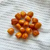 Materiales para Cascabeles de Cáscara de Fruta, Carrillones de Viento de Cáscara de Fruta, Colgantes de Terapia de Sonido de Cáscara de Huevo de Malvavisco Fénix para DIY, Sonajeros de Cáscara de Fruta al por Mayor