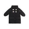 Chaqueta de Plumas Cálida para Niñas 2026 Invierno Nuevo Estilo Ropa Infantil Chaqueta de Plumas con Capucha y Cuello Grande de Piel Abrigo de Plumas para Bebé Moderno