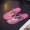 Chanclas de Ducha para Baño, Chanclas, Plástico, Verano, Para Mujer, Sencillas, Suela Dura, Plástico, de Dedo, Frescas, de Moda, Exteriores.