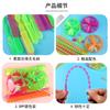 Tamaño pequeño Empuje Manual OVNI Hada Voladora Frisbee Plástico Libélula de Bambú Puesto Venta Un Yuan Dos Mercado Nocturno Juguetes para Niños