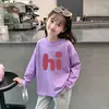 Camiseta de Manga Larga de Algodón Puro para Niñas Estilo Coreano Nueva Llegada Moda de Primavera y Otoño para Niños Pequeños y Mayores Niñas Ropa Interior Básica para Bebés