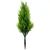 Ramas artificiales de pino y ciprés transfronterizas TEMU Amazon para plantación en suelo, plantas verdes en maceta, decoración de árbol de Navidad, paisaje de césped y jardín