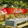 Bandeiras de Natal Novas Transfronteiriças, Painel de Decoração para Festa de Feriado, Tecido para Pendurar no Jardim, Bandeiras Coloridas, Feito Sob Medida