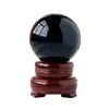 Esfera de Cristal Natural de Obsidiana en Bruto Artefacto para Cambiar la Suerte y Anti-Villanos Artesanía para Decoración de Entrada de Oficina