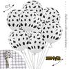 Balão de 12 polegadas com estampa de animal, estampa de garra de cachorro de vaca, bola de látex, decoração de festa de aniversário, balão