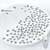 Mini joias de zircônia para nail art bling Estilo novo da Rede Vermelha invertido plano branco transparente champanhe formato especial pequeno diamante misturado