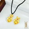 Laço com Strass, Acessórios de Cobre Banhados a Ouro, Banhado a Ouro Eletrolítico, Hello Kitty em Formato de Coração, Pingente Estilo Luxo Leve, Versátil e Exquisite