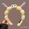 Tiara fofa de pelúcia com orelhas de urso e laço para mulheres, novo estilo 2026, projetada especificamente para lavar o rosto e aplicar máscaras faciais